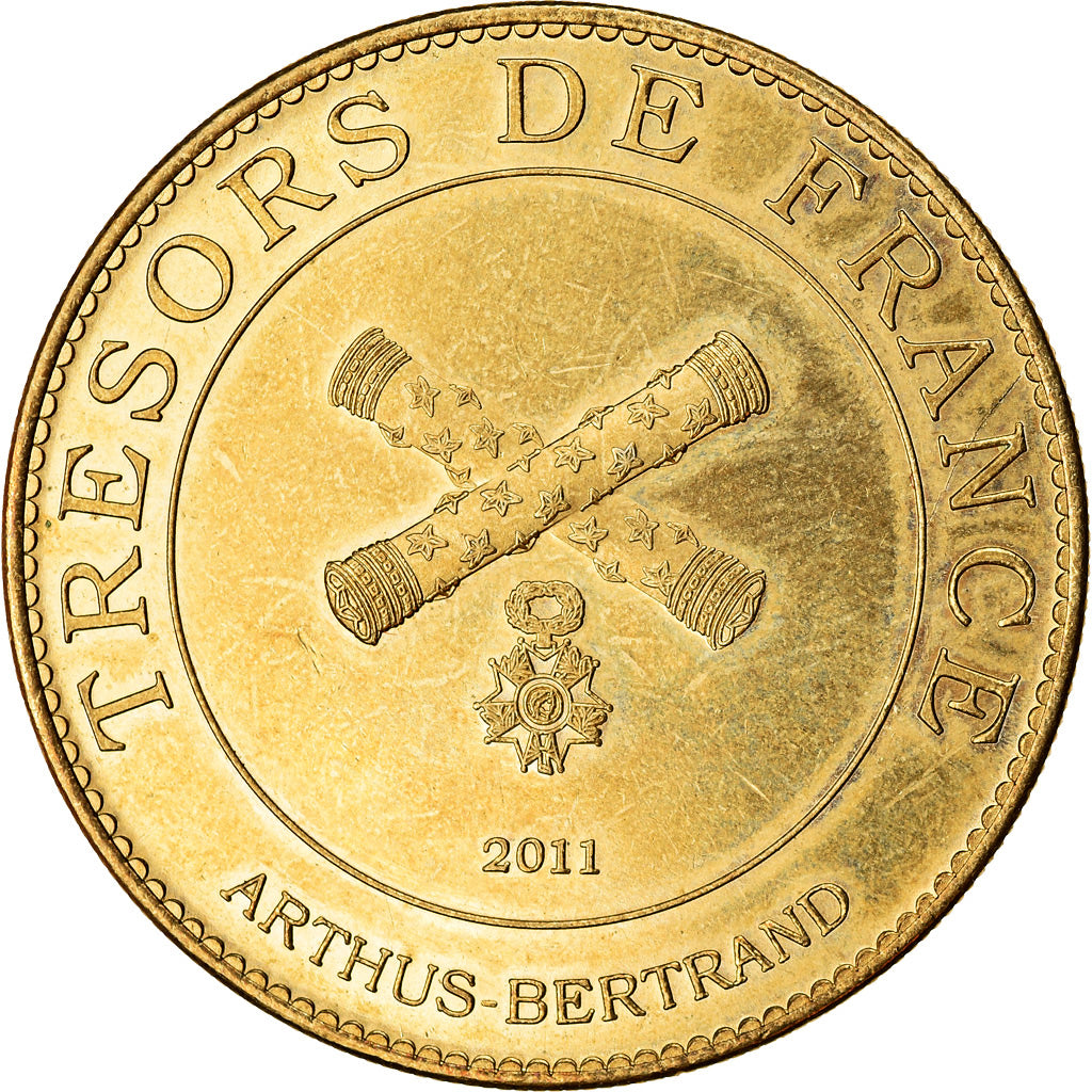 France, Token, Touristic token, Mémorial de Verdun, 90 ans, 2011, Arthus