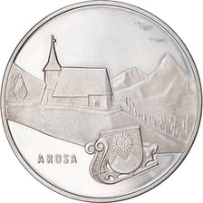 Switzerland, Silbertaler, Arosa, 1970, Proof, EF(40-45), Silver