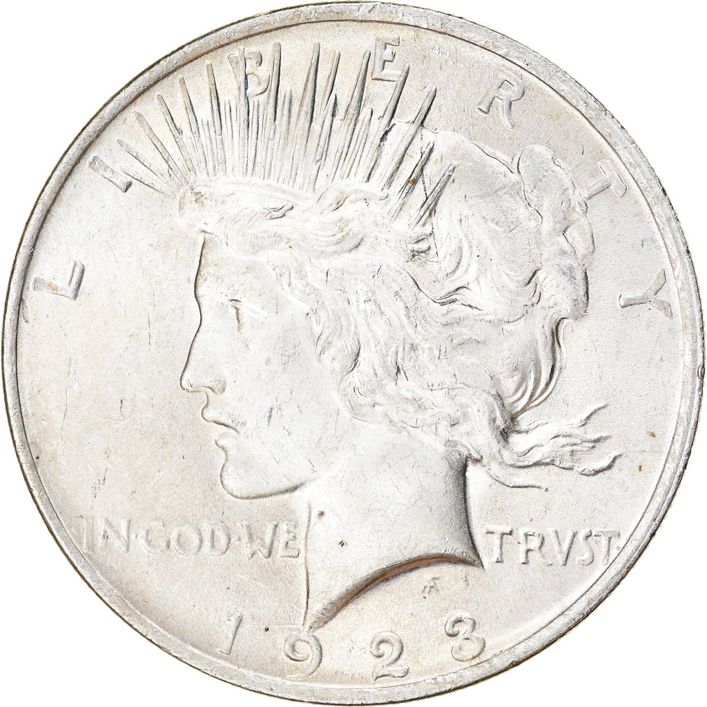 Coin, United States, Peace Dollar, Dollar, 1923, U.S. Mint, Philadelphia