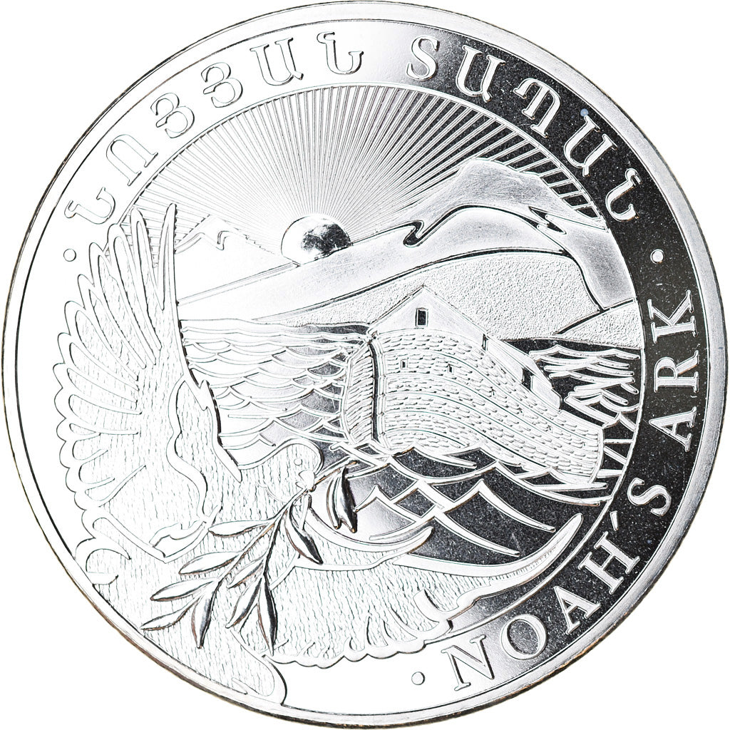 Münze, Armenia, 500 Dram, 2020, Arche de Noé, UNZ, Silber