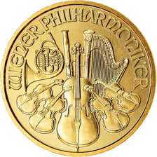 Austria, 10 Euro, 2015, Orchestre philharmonique, MS(63), Gold, KM:3092