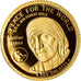 Coin, GAMBIA, THE, Mère Teresa, 200 Dalasis, 2014, Proof, MS(65-70), Gold