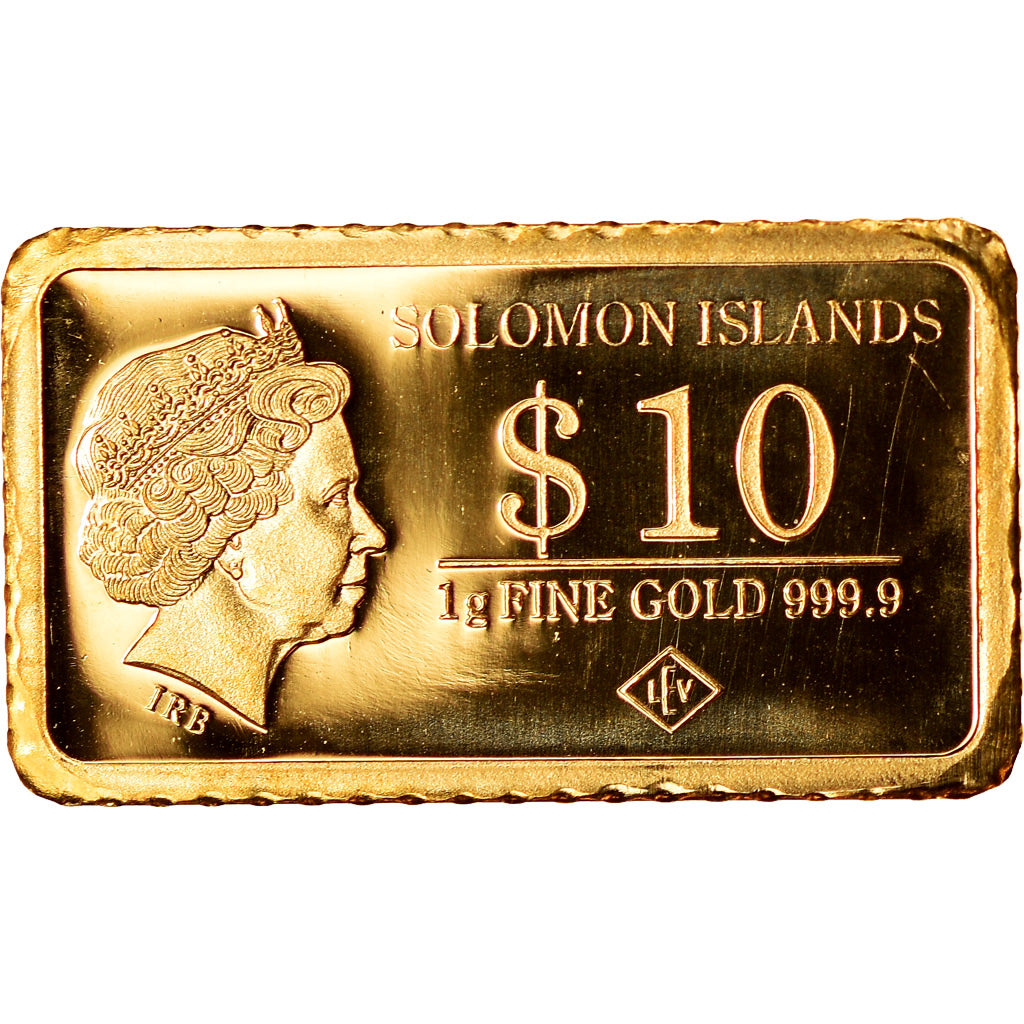 Moneta, Isole Salomone, Venise, 10 Dollars, 2014, Proof, FDC, Oro