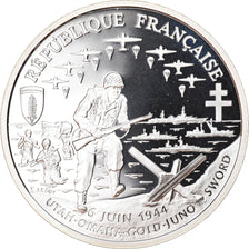 Coin, France, Cinquantenaire du Débarquement, Franc, 1993, Paris, BE