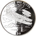 Moneta, Liberia, Wright Flyer, 20 Dollars, 2000, Proof, MS(65-70), Srebro