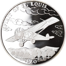 Coin, Liberia, Spirit of Saint Louis, 20 Dollars, 2000, Proof, MS(65-70), Silver