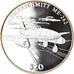 Moneta, Liberia, Messerschmitt 262, 20 Dollars, 2000, Proof, FDC, Argento