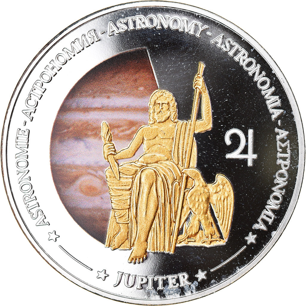 Coin, Fiji, Elizabeth II, Astronomie - Jupiter, Dollar, 2011, MS(65-70)