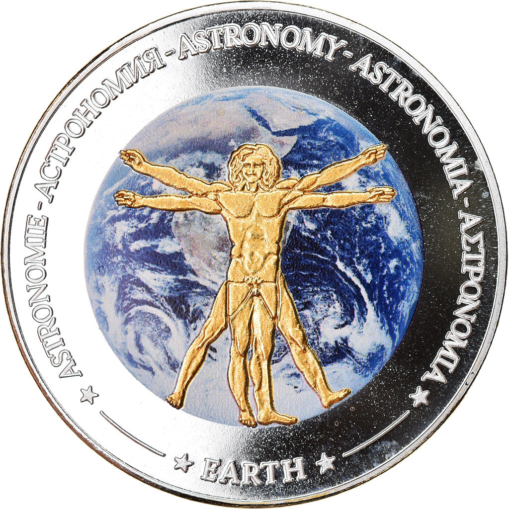 Coin, Fiji, Elizabeth II, Astronomie - Terre, Dollar, 2011, MS(65-70)