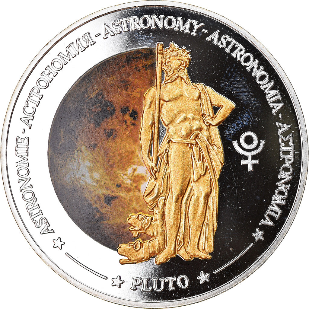 Coin, Fiji, Elizabeth II, Astronomie - Pluton, Dollar, 2011, MS(65-70)