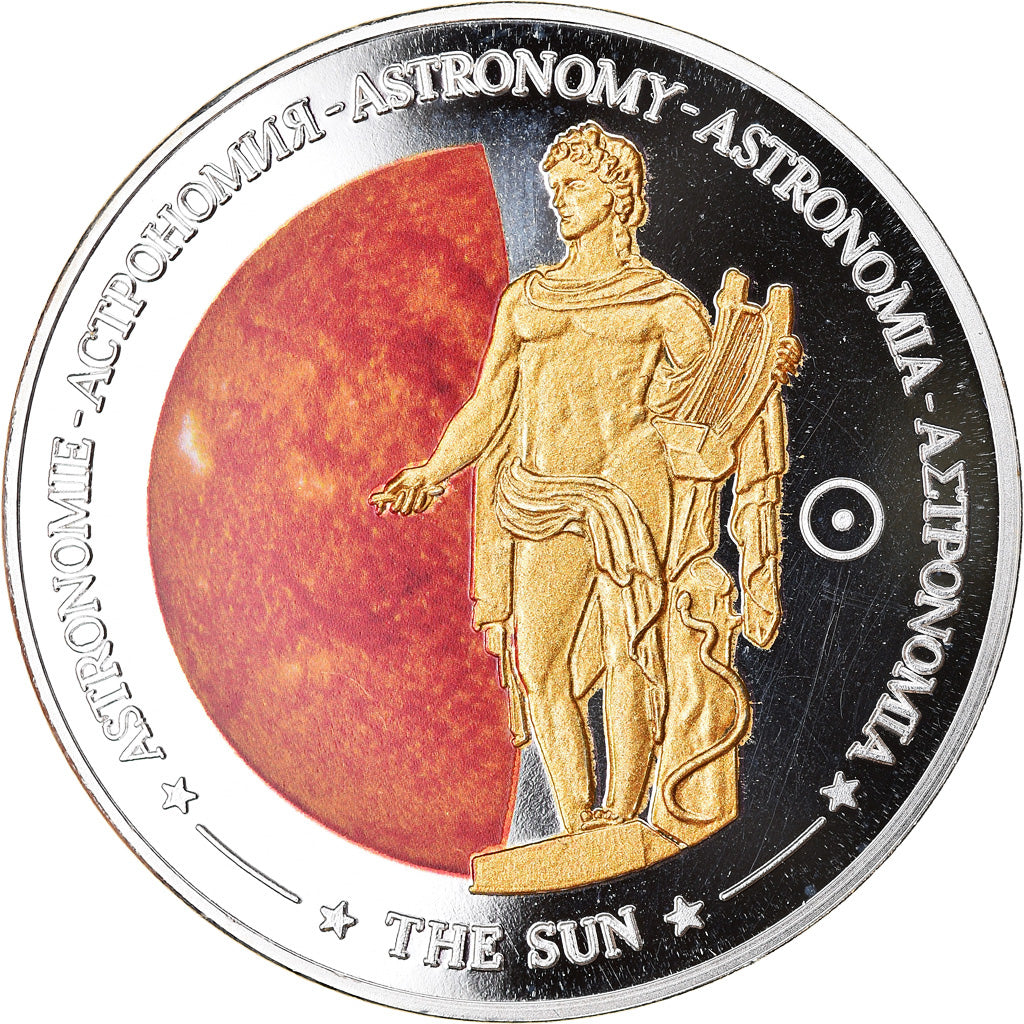 Coin, Fiji, Elizabeth II, Astronomie - Soleil, Dollar, 2011, MS(65-70)