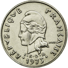 Coin, New Caledonia, 10 Francs, 1973, Paris, AU(50-53), Nickel, KM:11