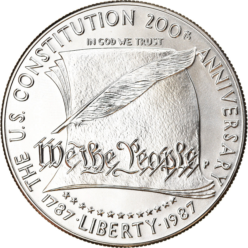 Coin, United States, 200ème anniversaire de la Constitution, Dollar, 1987, U.S.