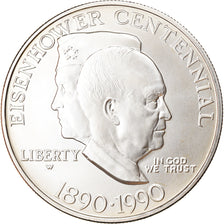 Coin, United States, Eisenhower centennial, Dollar, 1990, U.S. Mint, West Point