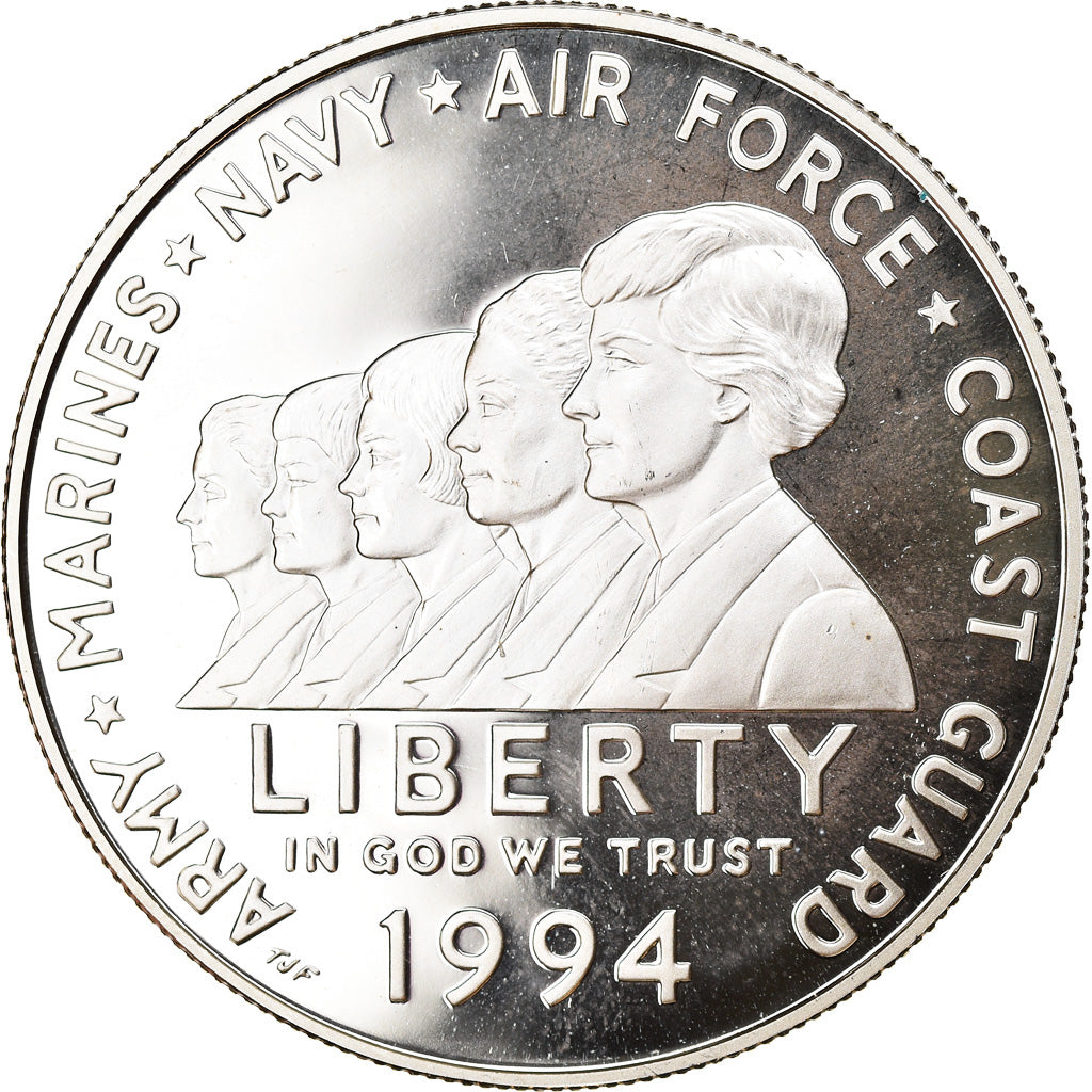 Moneta, Stati Uniti, Mémorial des Femmes, Dollar, 1994, U.S. Mint