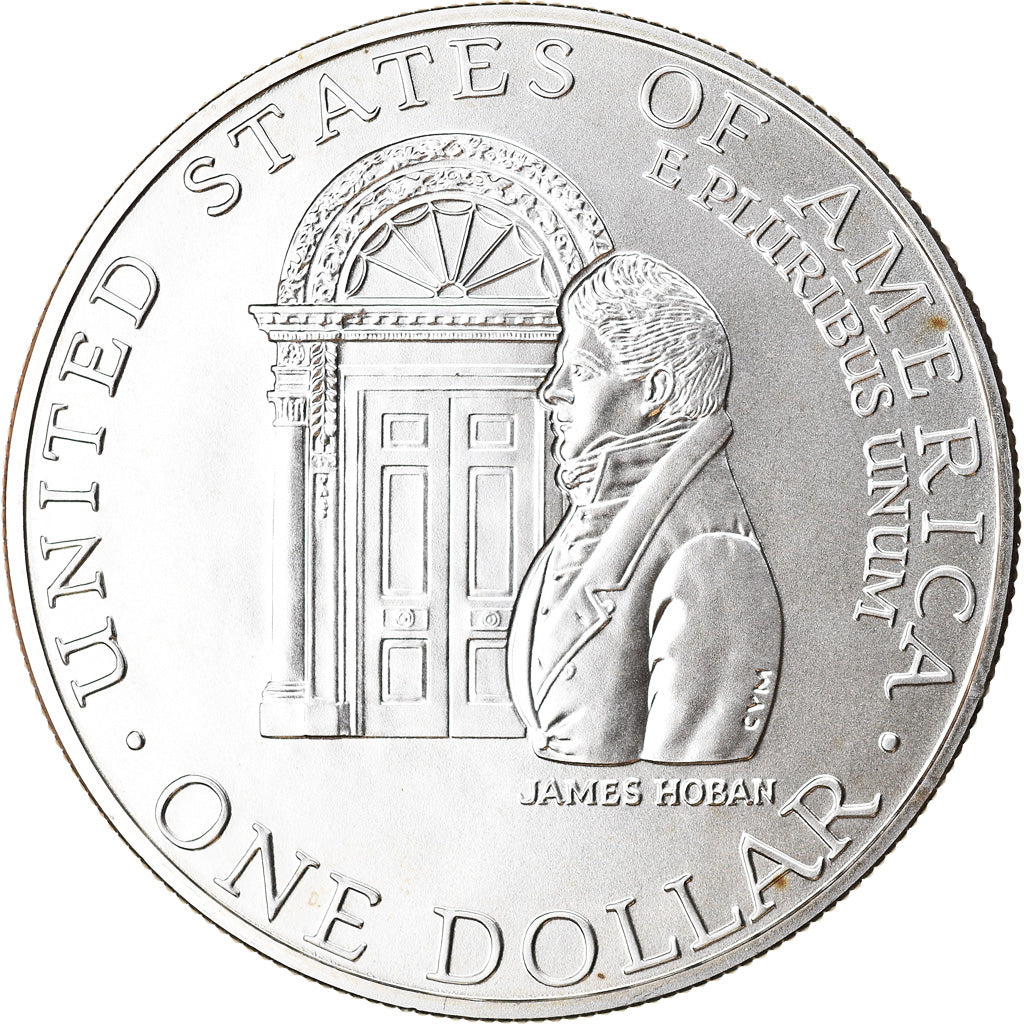 Coin, United States, Bicentenaire de la Maison Blanche, Dollar, 1992, U.S. Mint