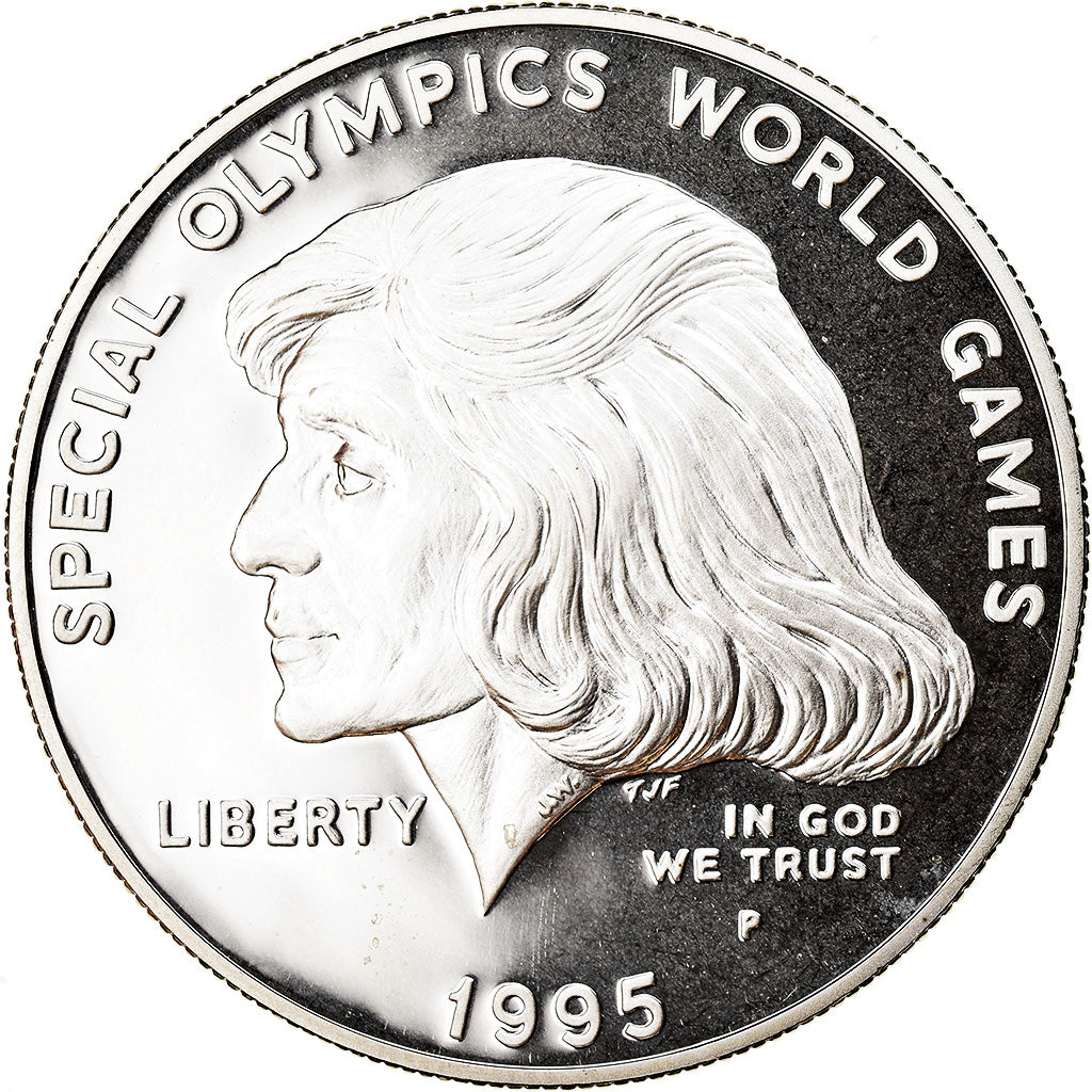 Moneta, Stati Uniti, Eunice Schriver, Dollar, 1995, U.S. Mint, Philadelphia