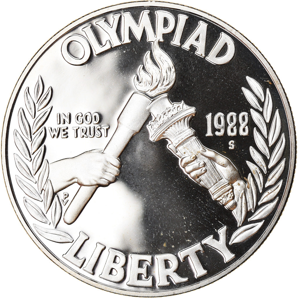 Coin, United States, Jeux Olympiques, Dollar, 1988, U.S. Mint, San Francisco