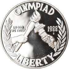 Coin, United States, Jeux Olympiques, Dollar, 1988, U.S. Mint, San Francisco