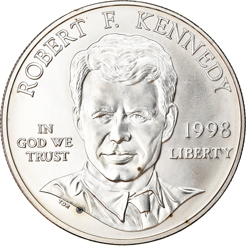 Coin, United States, Robert F. Kennedy, Dollar, 1998, U.S. Mint, San Francisco