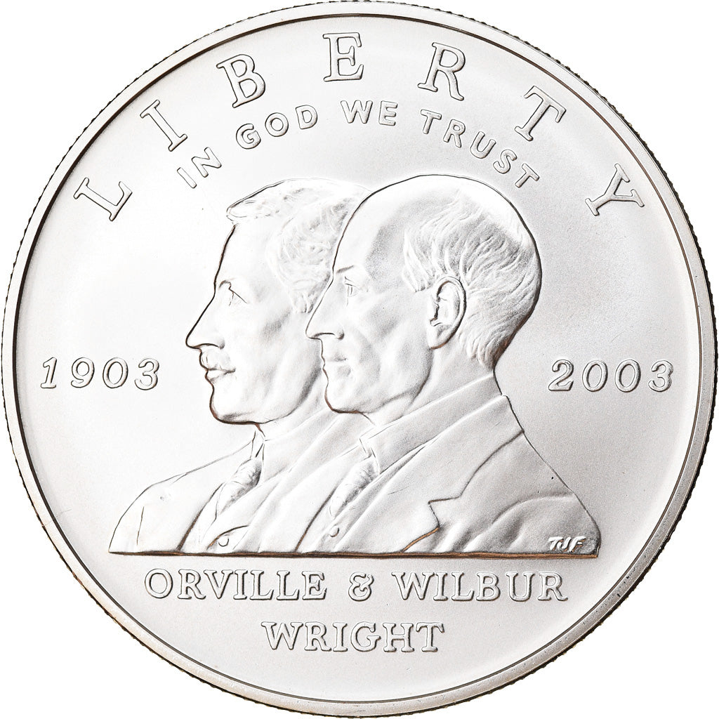 Moneta, Stati Uniti, Orville et Wilbur Wright, Dollar, 2003, U.S. Mint