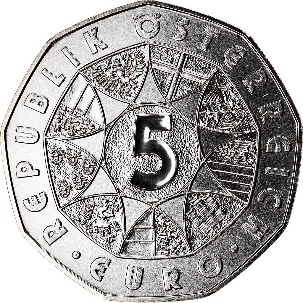 Austria, 5 Euro, Ski alpin, 2012, FDC, Argento, KM:3215a