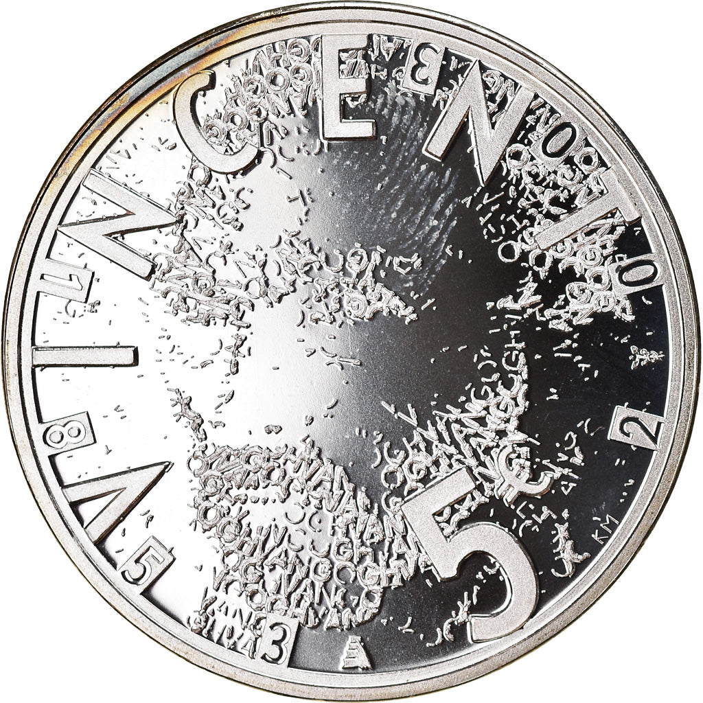 Niederlande, 5 Euro, 2003, UNZ, Silber, KM:245