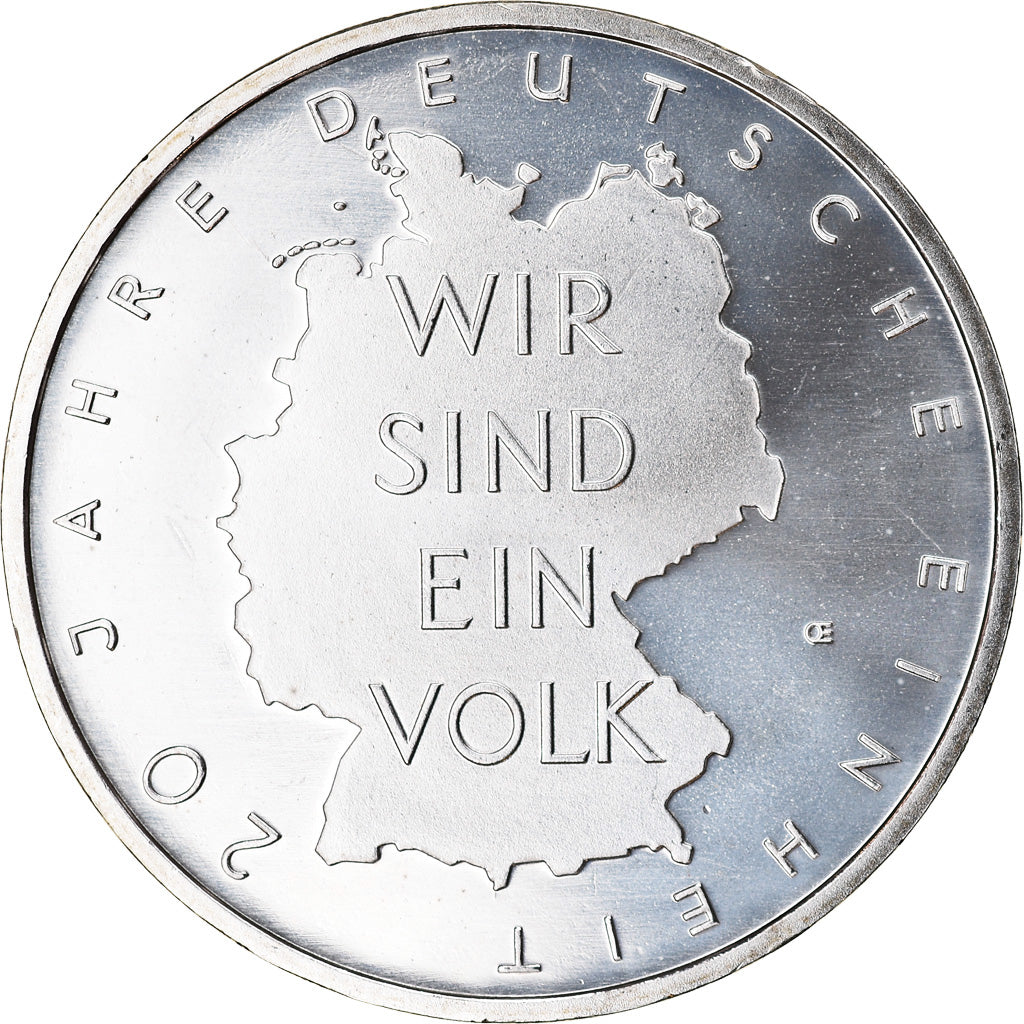 GERMANY - FEDERAL REPUBLIC, 10 Euro, 20 ans de la réunification, 2010