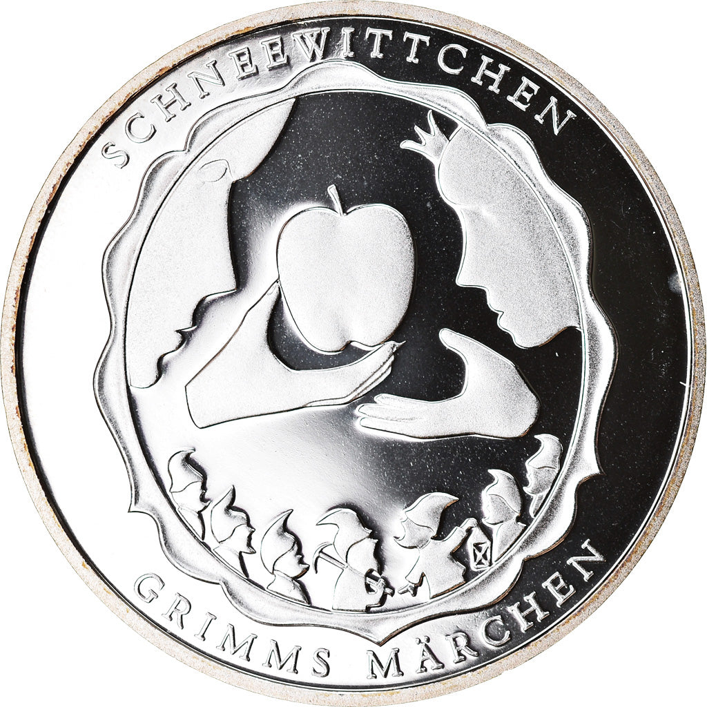 Niemcy, 10 Euro, Blanche Neige, 2013, Proof, MS(65-70), Srebro