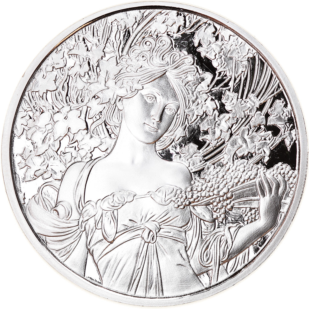 Cecoslovacchia, medaglia, Alphonse Mucha, Arts & Culture, Proof, FDC, Argento