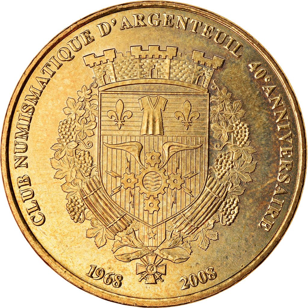 Francia, Token, Jetón turístico, Argenteuil - 40ème anniversaire du club