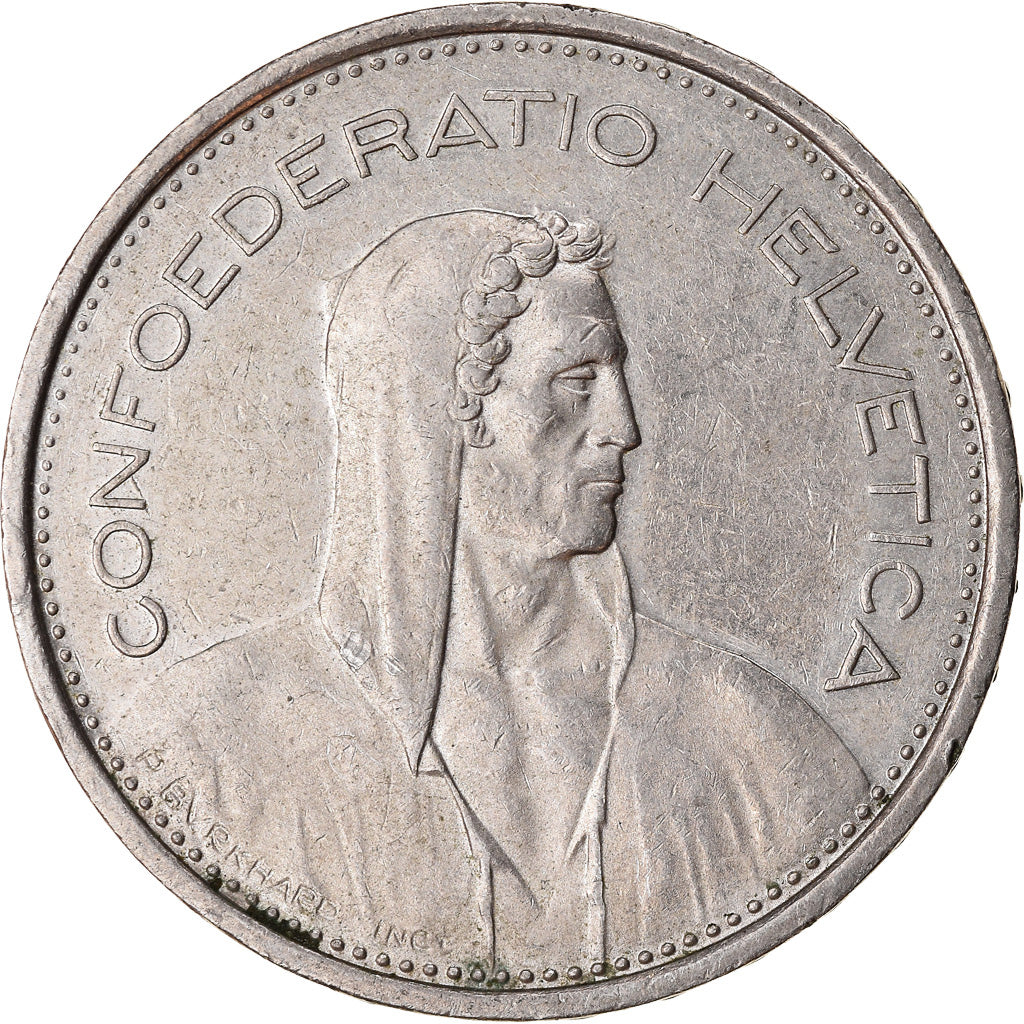 Coin, Switzerland, 5 Francs, 1979, Bern, EF(40-45), Copper-nickel, KM:40a.1