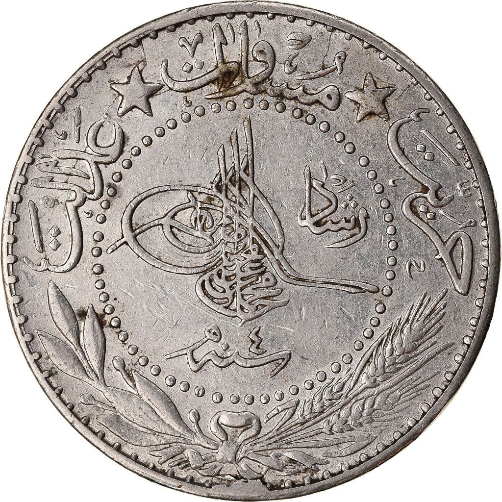 Coin, Turkey, Muhammad V, 20 Para, 1912/AH1327, Qustantiniyah, EF(40-45)
