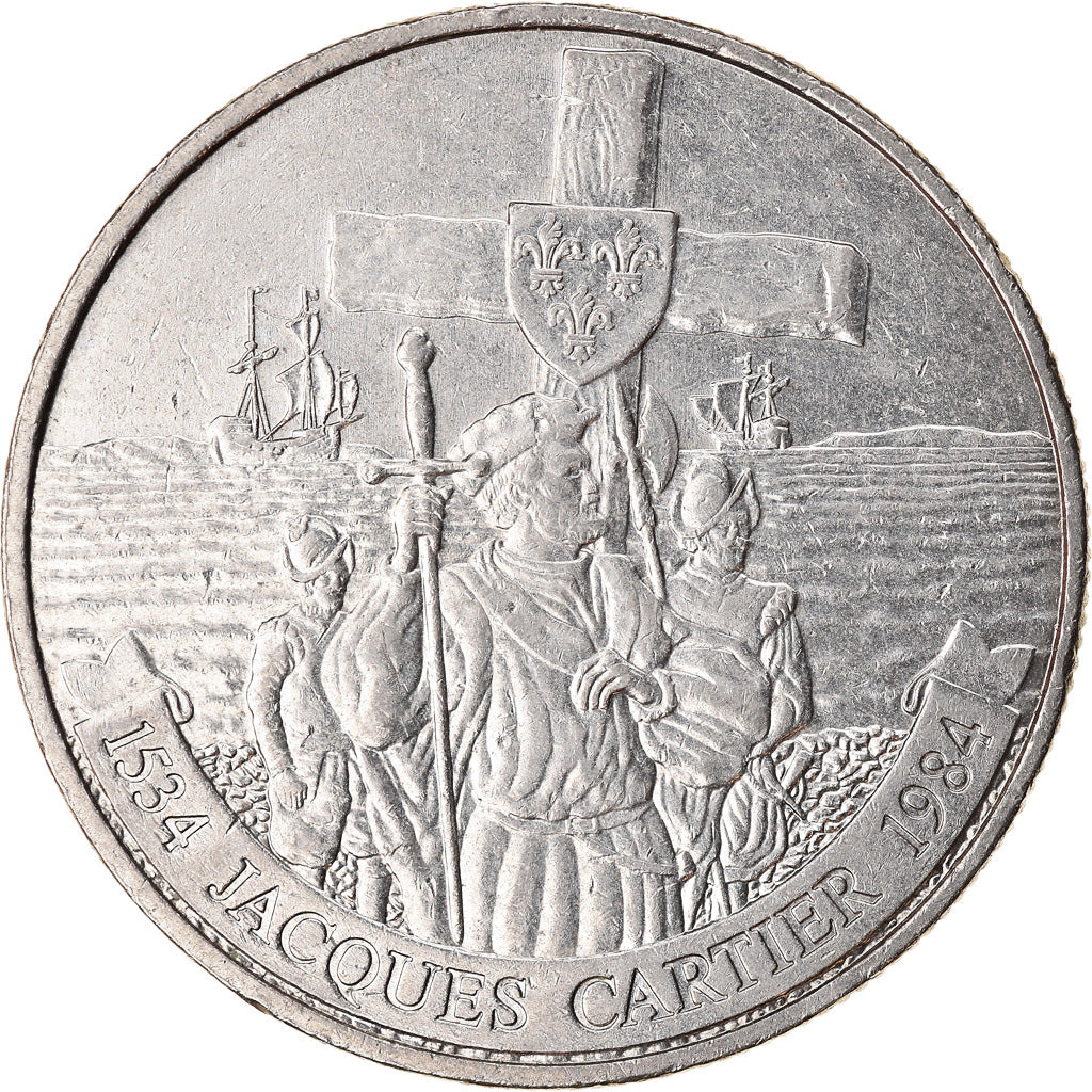Coin, Canada, Elizabeth II, Dollar, 1984, Royal Canadian Mint, Ottawa, Jacques