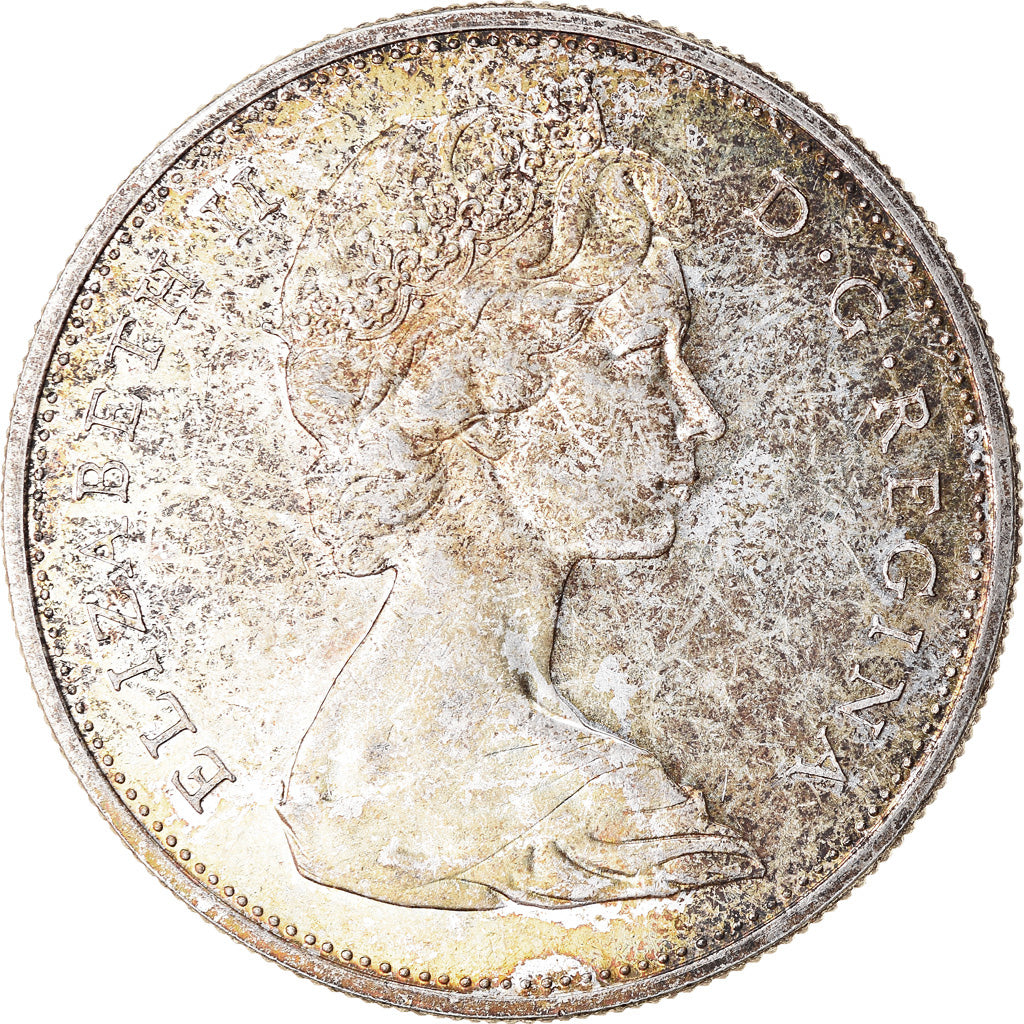 Coin, Canada, Elizabeth II, Dollar, 1965, Royal Canadian Mint, Ottawa