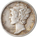 Moneta, Stati Uniti, Mercury Dime, Dime, 1918, U.S. Mint, Denver, MB+, Argento