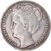 Coin, Netherlands, Wilhelmina I, Gulden, 1908, VF(30-35), Silver, KM:122.2