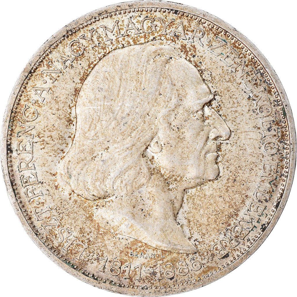 Coin, Hungary, 2 Pengö, 1936, Budapest, VF(30-35), Silver, KM:515