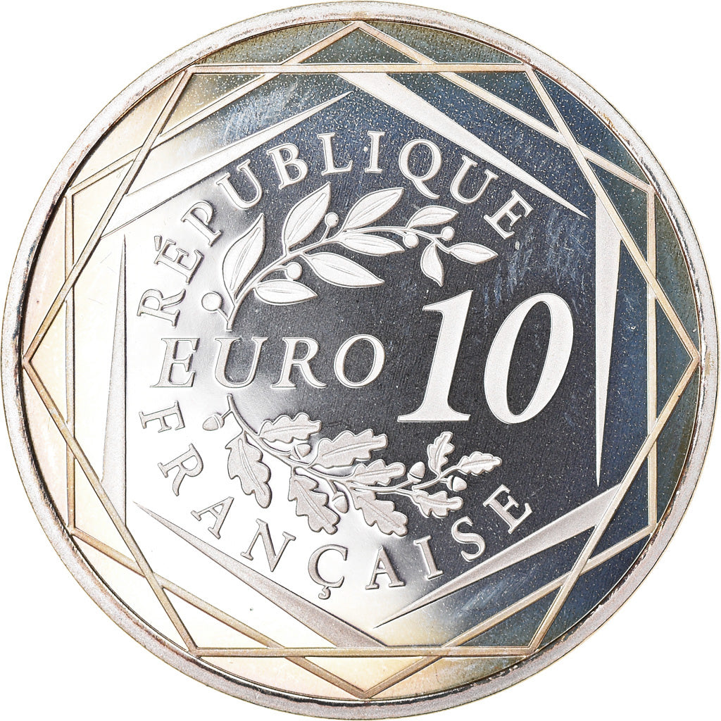 France, 10 Euro, Hercule, 2012, BE, MS(65-70), Silver, KM:2073
