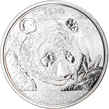 Coin, China, Panda, 10 Yüan, 2018, Contemporary forgery, MS(65-70), Silver