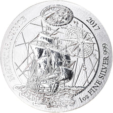 Coin, Rwanda, Santa Maria, 50 Francs, 2017, MS(65-70), Silver