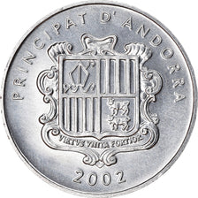Monnaie, Andorra, Charlemagne, Centim, 2002, SUP, Aluminium, KM:176