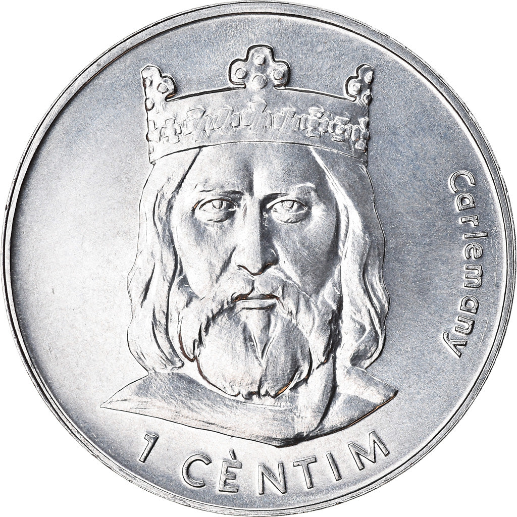 Monnaie, Andorra, Charlemagne, Centim, 2002, SUP, Aluminium, KM:176