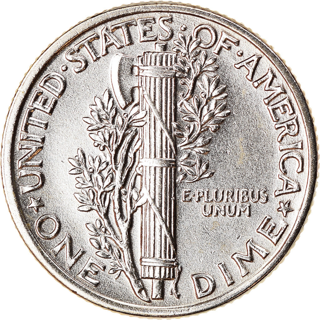 Coin, United States, Mercury Dime, Dime, 1940, U.S. Mint, Philadelphia, MS(63)