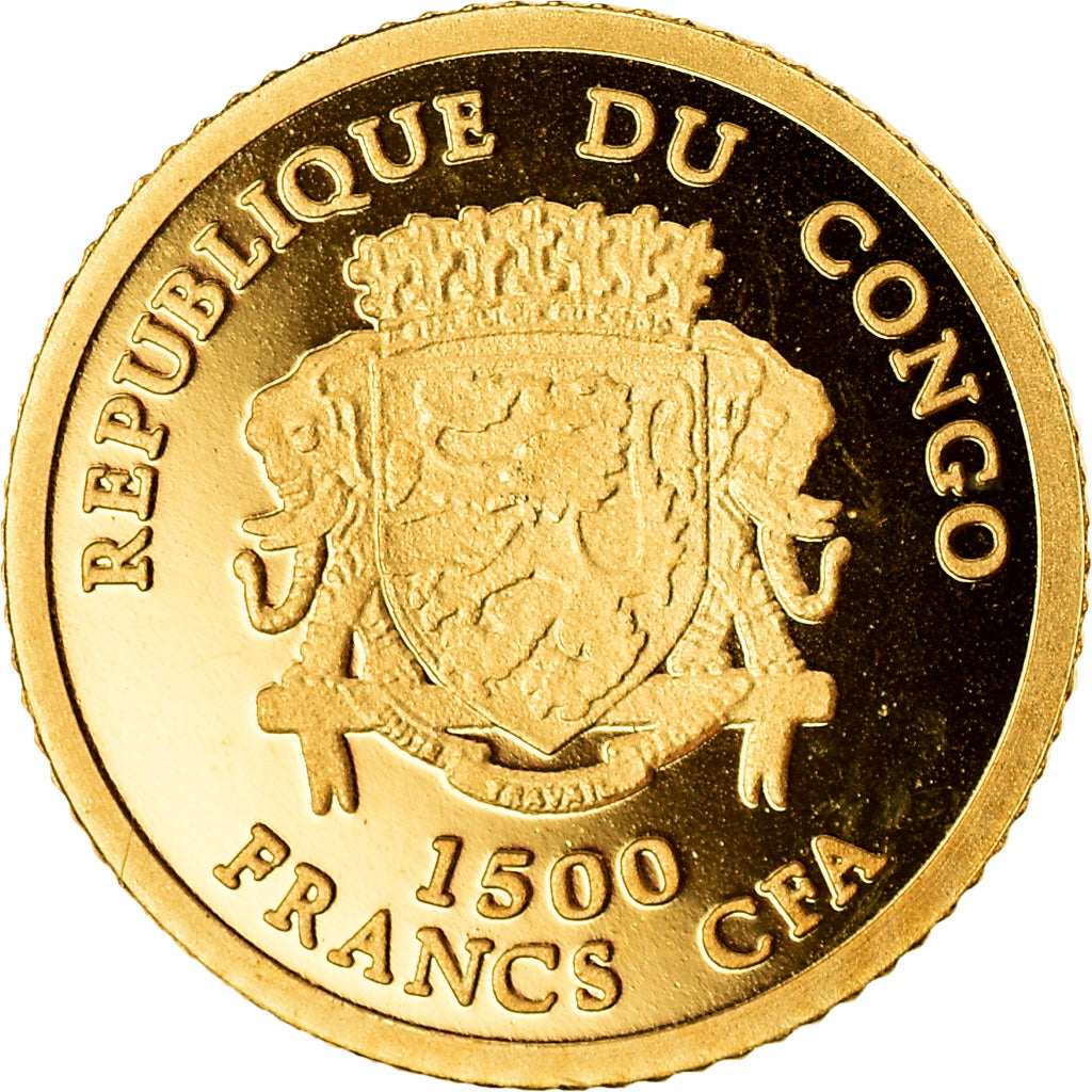 Monnaie, Togo, Napoléon Bonaparte, 1500 Francs CFA, 2007, Paris, FDC, Or