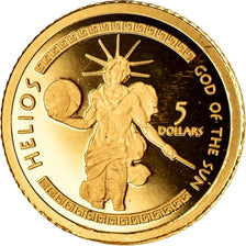 Coin, Cook Islands, Helios, 5 Dollars, 2009, MS(65-70), Gold