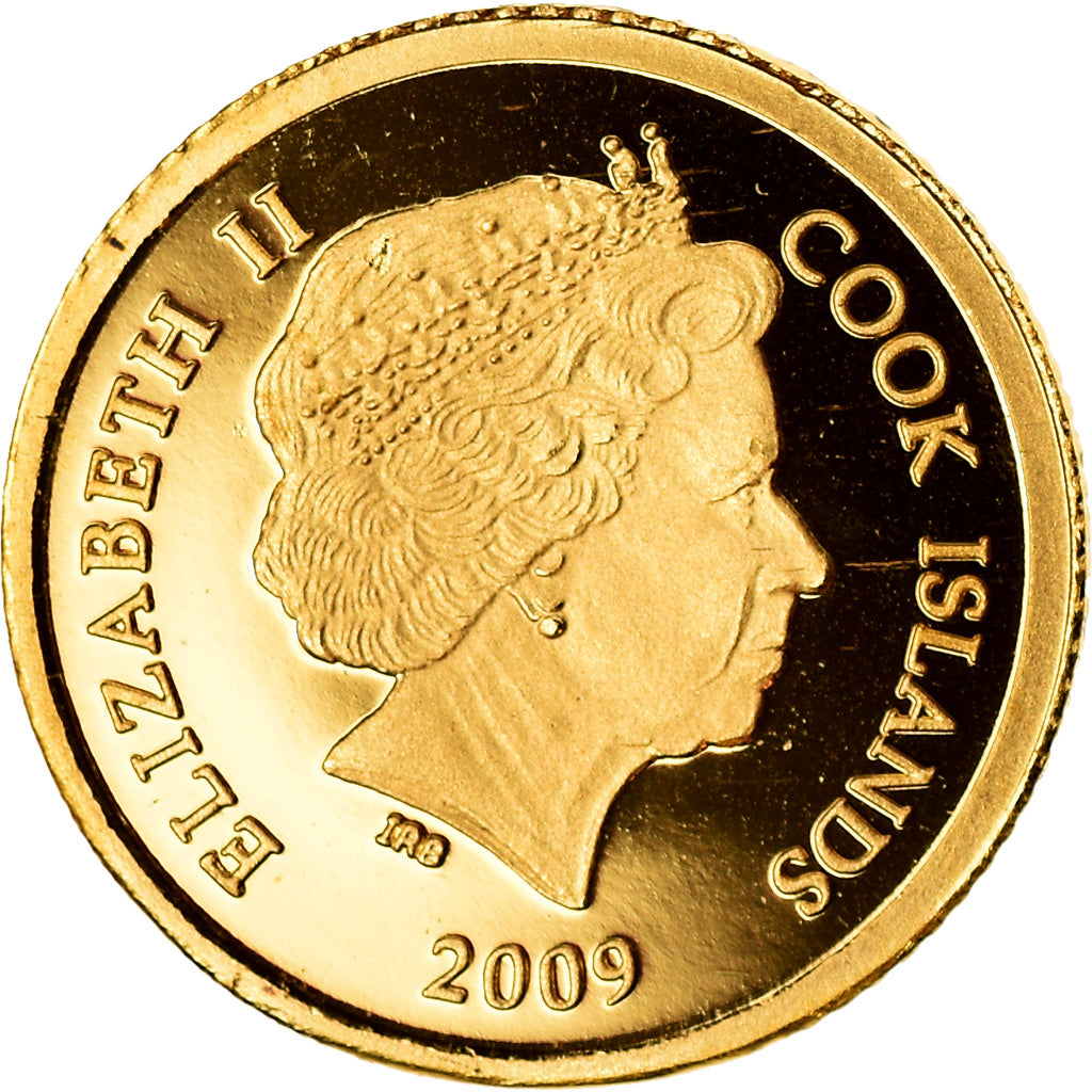 Coin, Cook Islands, Helios, 5 Dollars, 2009, MS(65-70), Gold