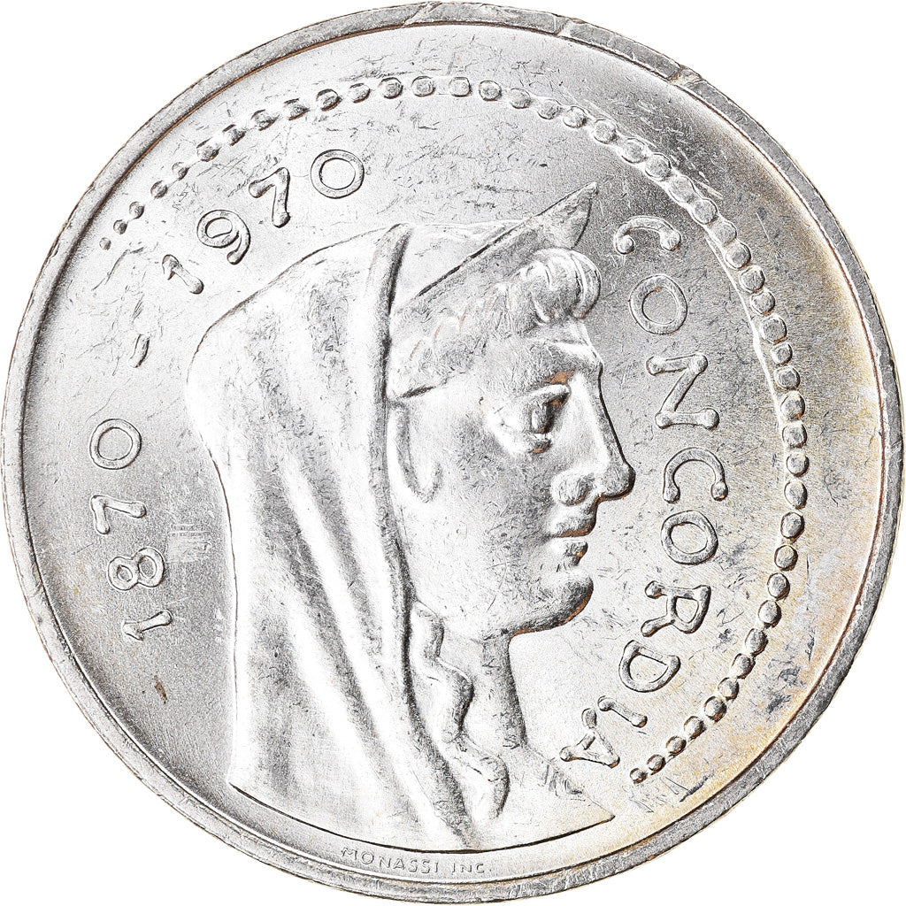 Münze, Italien, Concordia, 1000 Lire, 1970, Rome, VZ, Silber, KM:101