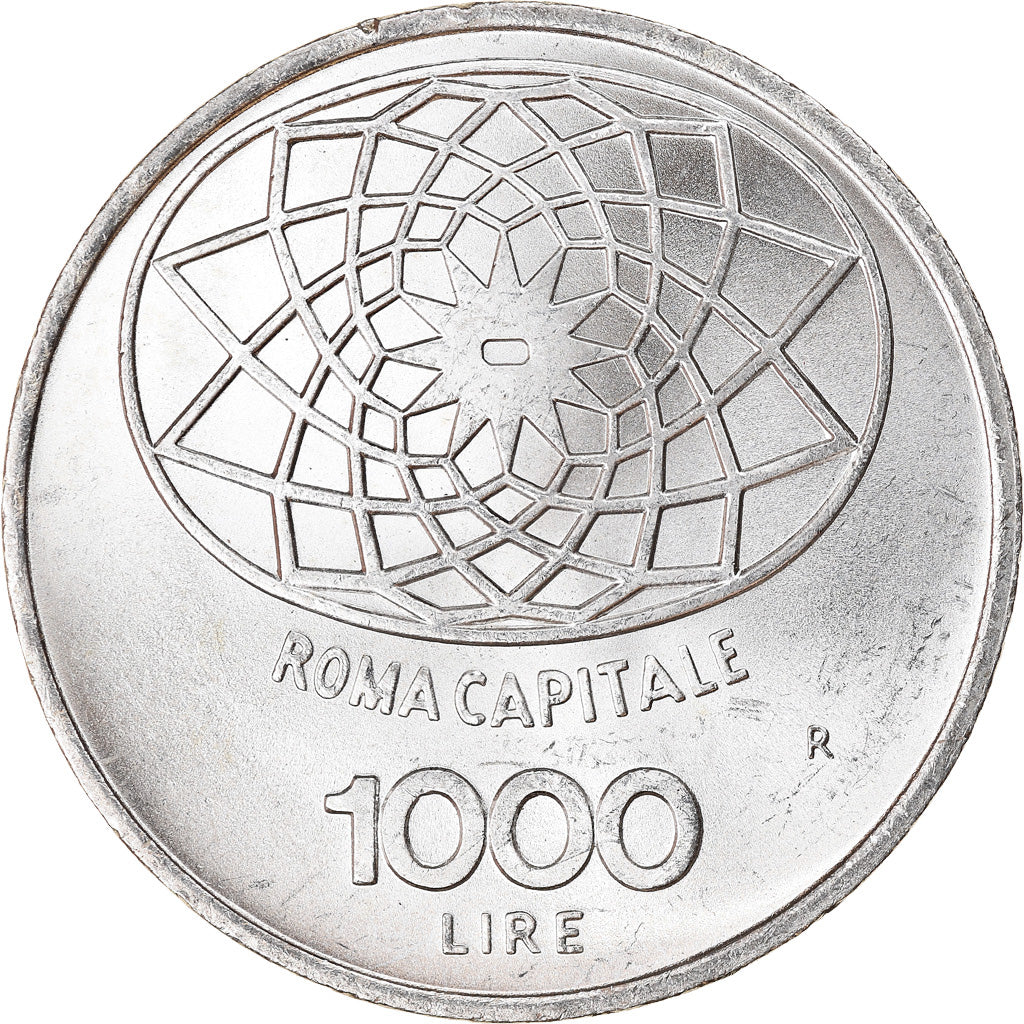 Moeda, Itália, Concordia, 1000 Lire, 1970, Rome, AU(55-58), Prata, KM:101