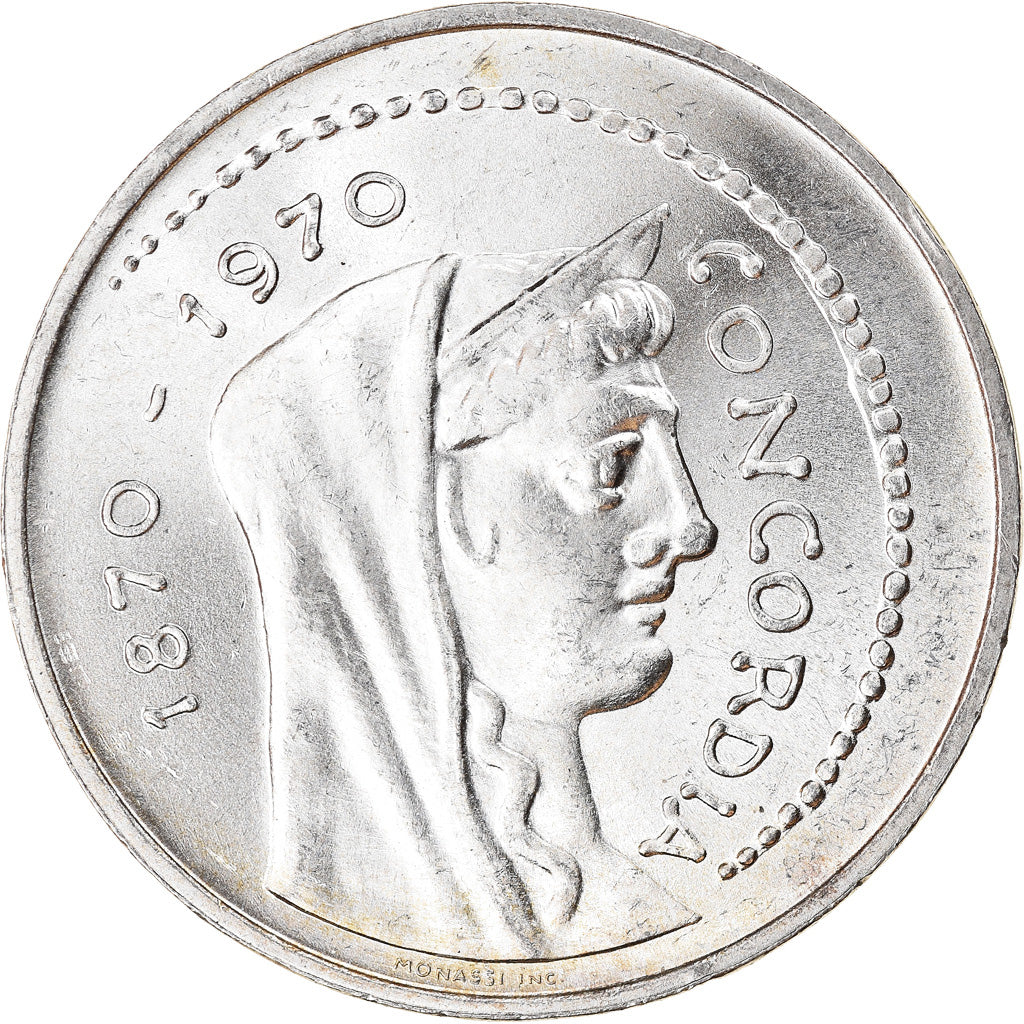 Coin, Italy, Concordia, 1000 Lire, 1970, Rome, AU(55-58), Silver, KM:101